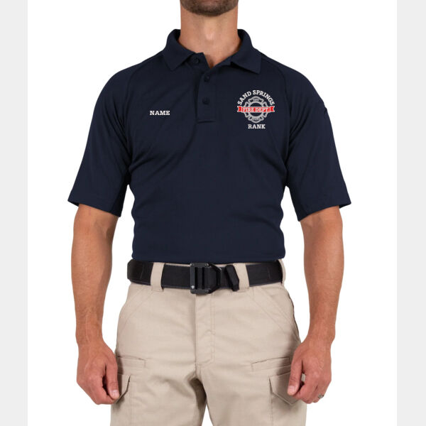 Sand Springs - Men's First Tactical Cotton Short Sleeve Polo Thumbnail