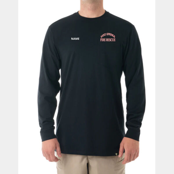 Sand Springs - Men's First Tactical T-shirt with Chest Pocket Thumbnail