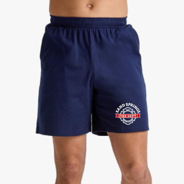 Sand Springs - Hanes Cotton 7" Shorts with Pockets Thumbnail