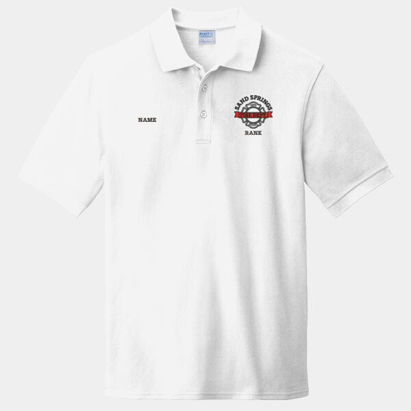 Sand Springs - Administration Port and Company Cotton Short Sleeve Polo  Thumbnail